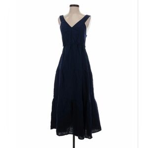 Steve Madden Navy Sleeveless V-Neck Maxi Dress